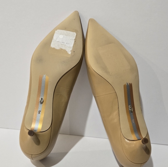 Sam Edelman Women's Franci Pointed Toe Lux Tan Kitten Shoes 8 - Picture 10 of 10